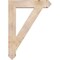 Ekena Millwork Traditional Arts & Crafts Smooth Bracket, Douglas Fir, 5 1/2"W x 32"D x 44"H BKT06X32X44TRA03SDF - alternate 3